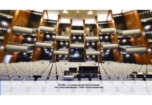Imagen de la renovción de la Óper de Colonia