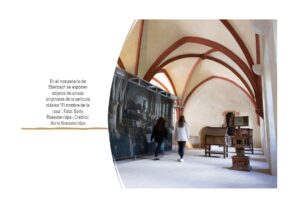 Imagen del interior del convento donde se filmó la película El nombre de la rosa